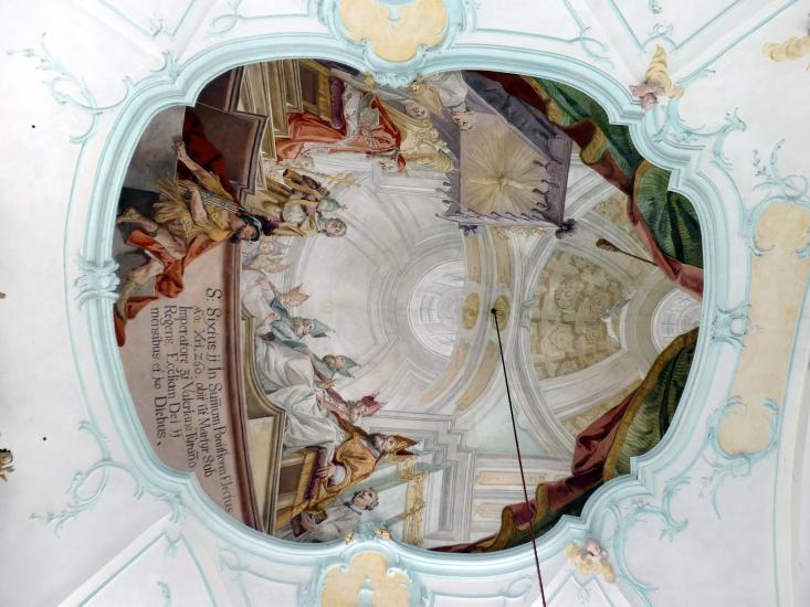 Matthäus Günther (1730–1787), Fresken, Moorenweis, Pfarrkirche Hl. Sixtus, 1775, Bild 5/14