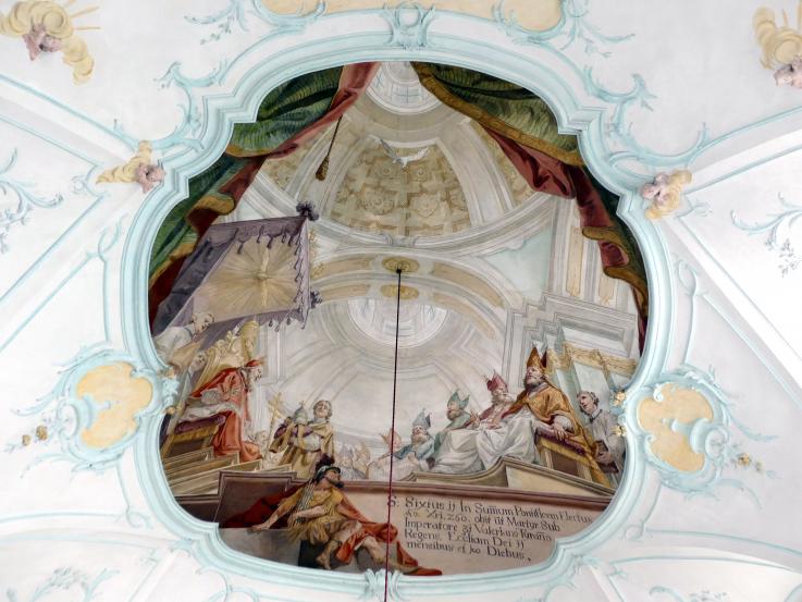 Matthäus Günther (1730–1787), Fresken, Moorenweis, Pfarrkirche Hl. Sixtus, 1775, Bild 6/14
