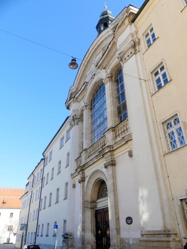 Egid Quirin Asam (1714–1748), Entwürfe und Architektur, Straubing, Ursulinenkloster, Klosterkirche St. Ursula, 1736–1738, Bild 3/3