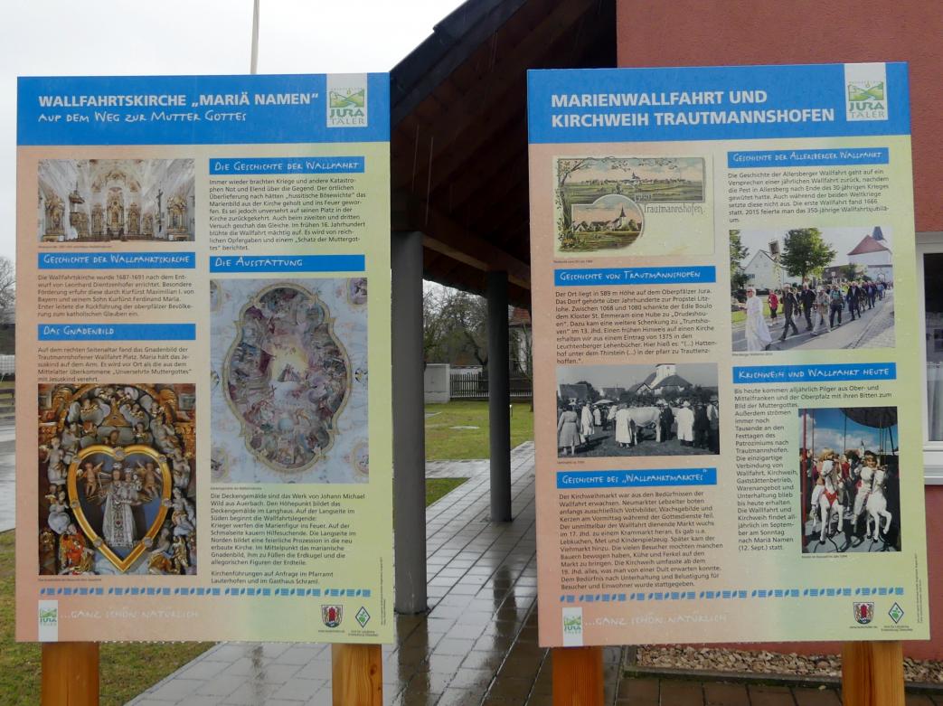 Wolfgang Dientzenhofer (1681–1701), Vollendung der Pfarr- und Wallfahrtskirche Mariä Namen, Trautmannshofen, Pfarr- und Wallfahrtskirche Mariä Namen, 1689, Bild 7/7