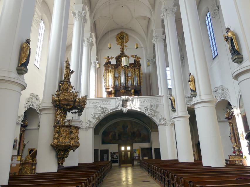 Wolfgang Dientzenhofer (1681–1701), Umbau (Barockisierung) der Klosterkirche, Straubing, Karmelitenkloster, Klosterkirche Hl. Geist, 1700–1702, Bild 10/13