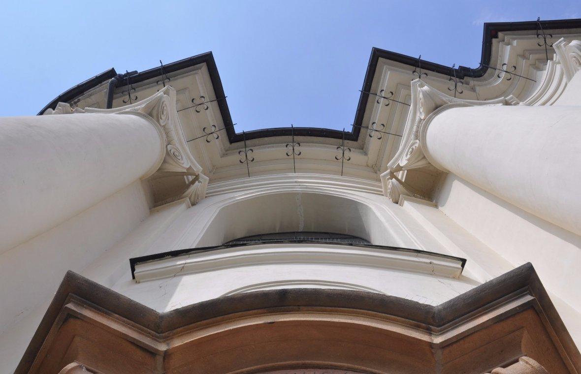 Christoph Dientzenhofer (1685–1722), Bau der Klosterkirche St. Margareta, Prag-Breunau (Břevnov), Benediktinerabtei, Klosterkirche St. Margareta, 1709–1722, Bild 3/3