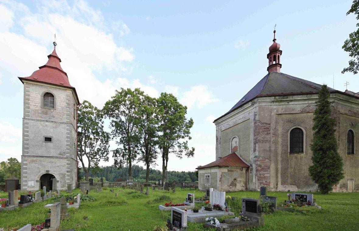 Kilian Ignaz Dientzenhofer (1718–1752), Bauleitung beim Bau der Pfarrkirche St. Jakobus der Ältere (Zuschreibung), Ruppersdorf (Ruprechtice), Pfarrkirche St. Jakobus der Ältere, 1720–1723, Bild 5/6