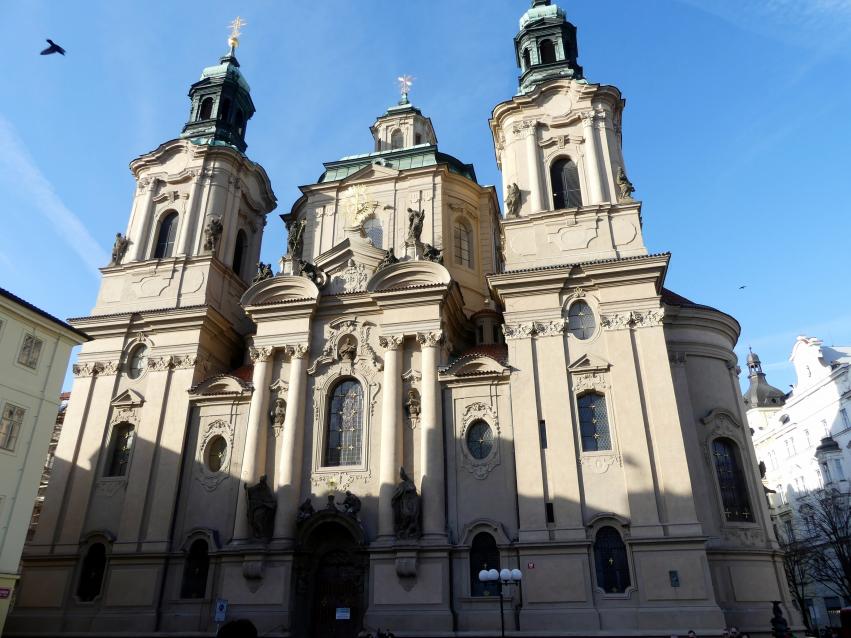 Kilian Ignaz Dientzenhofer (1718–1752), Neubau der Kirche St. Nikolaus in der Prager Altstadt, Prag-Altstadt, Kirche St. Nikolaus, 1732–1735, Bild 5/11
