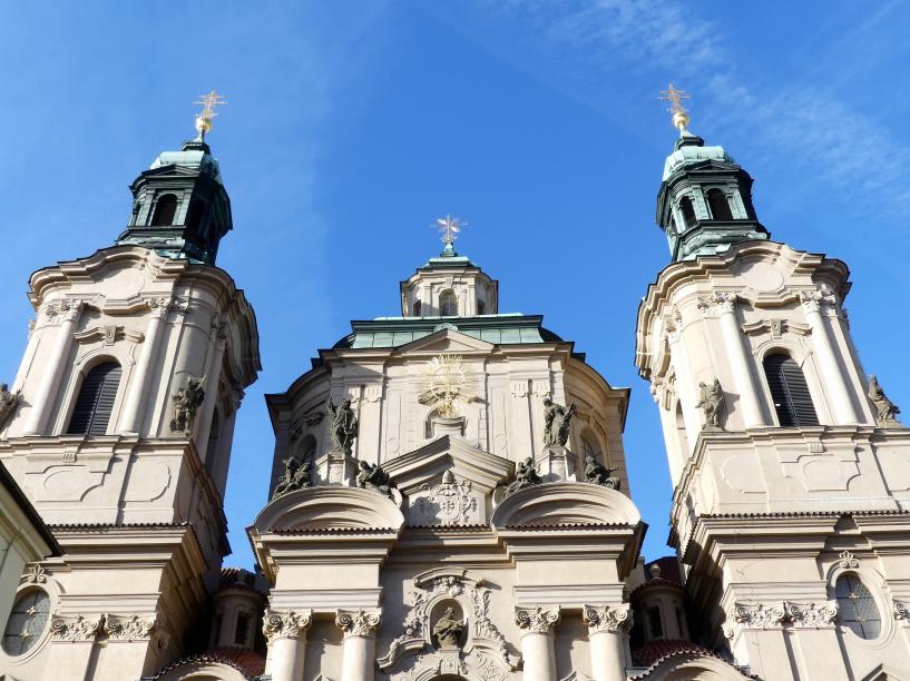 Kilian Ignaz Dientzenhofer (1718–1752), Neubau der Kirche St. Nikolaus in der Prager Altstadt, Prag-Altstadt, Kirche St. Nikolaus, 1732–1735, Bild 9/11