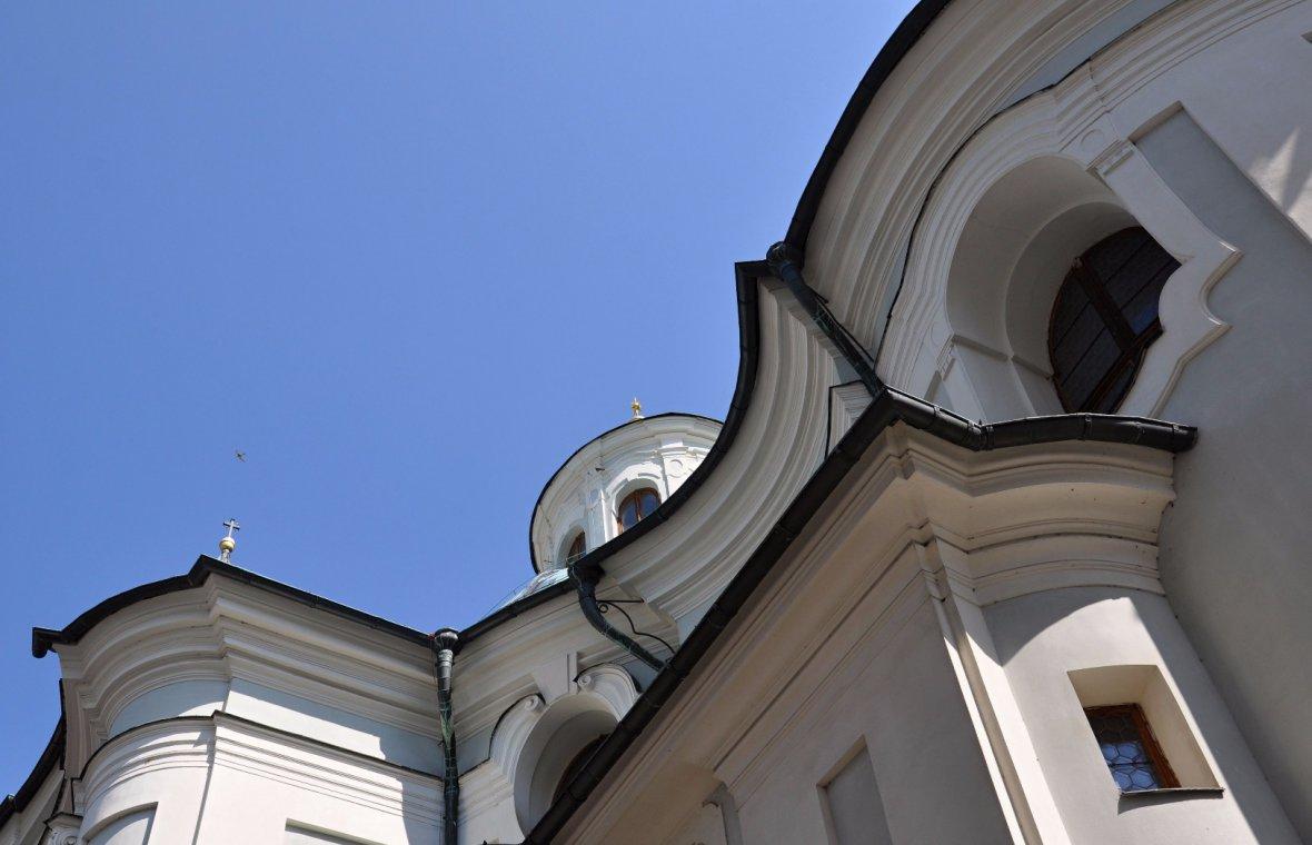 Kilian Ignaz Dientzenhofer (1718–1752), Pläne für den Neubau der Kreuzherren-Ordenskirche St. Maria Magdalena, Karlsbad (Karlovy Vary), Kirche Maria Magdalena, 1727–1732, Bild 9/11