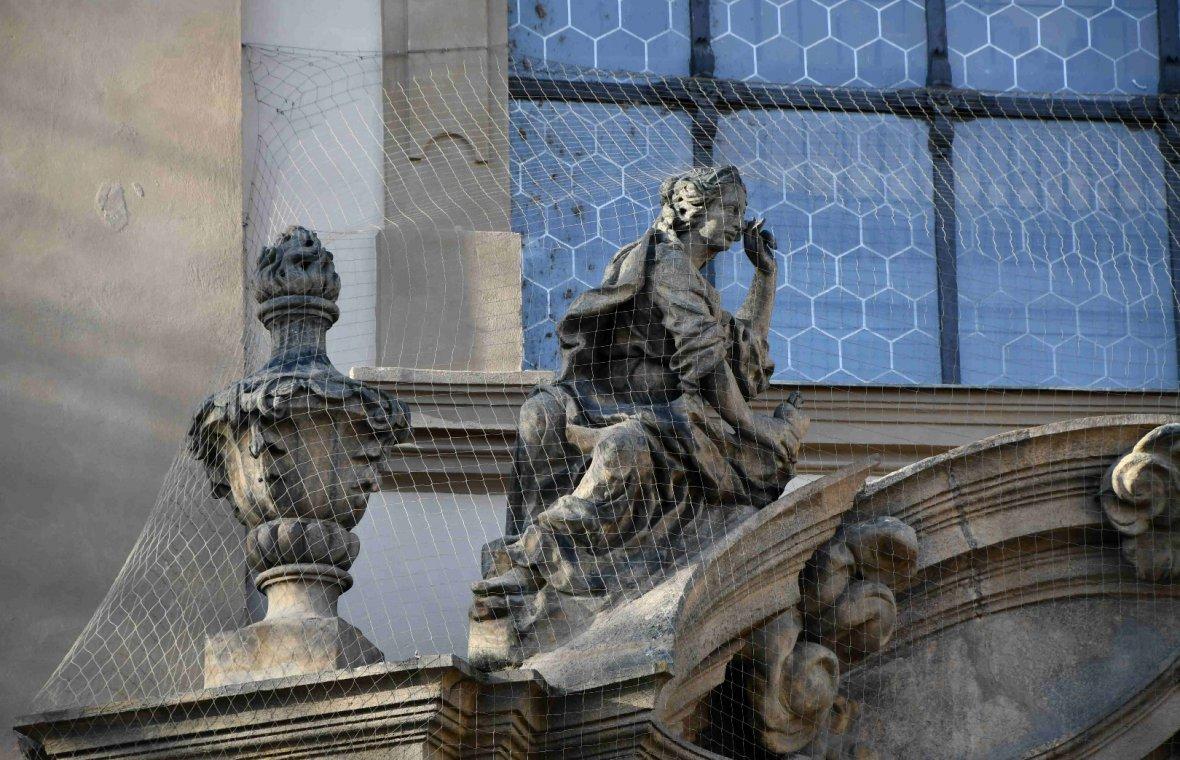 Kilian Ignaz Dientzenhofer (1718–1752), Umbau der Kirche St. Johannes von Nepomuk in Hradschin, Prag-Hradschin, Kirche St. Johannes von Nepomuk in Hradschin (ehem. Ursulinerinnen-Klosterkirche), 1737–1741, Bild 6/8