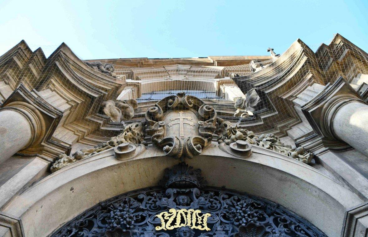 Kilian Ignaz Dientzenhofer (1718–1752), Umbau der Kirche St. Johannes von Nepomuk in Hradschin, Prag-Hradschin, Kirche St. Johannes von Nepomuk in Hradschin (ehem. Ursulinerinnen-Klosterkirche), 1737–1741, Bild 8/8