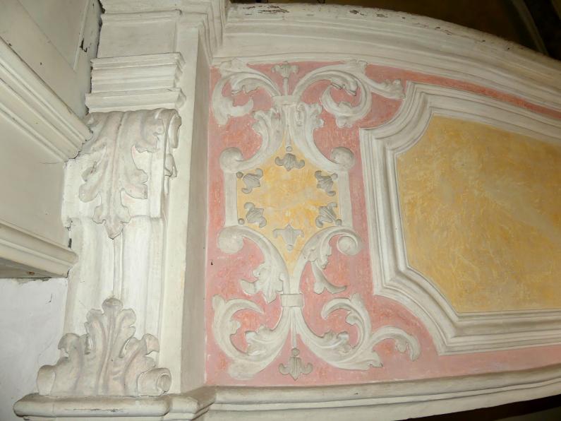 Johann Schmuzer (1663–1700), Stuckierung der ehem. Pfarrkirche St. Anna (Zeit und Zuschreibung unsicher, evtl. Gehilfenarbeit), Oberschondorf, ehem. Pfarrkirche St. Anna, 1670, Bild 5/6