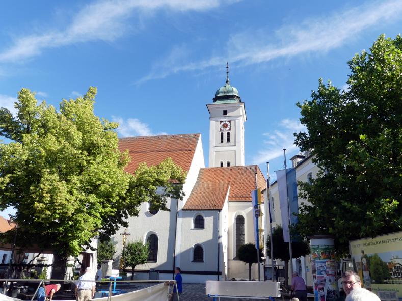 Johann Schmuzer (1663–1700), Bau der Pfarrkirche Mariä Himmelfahrt (gotischer Chor bleibt erhalten), Pfreimd, Stadtpfarrkirche Mariä Himmelfahrt, 1681, Bild 5/5
