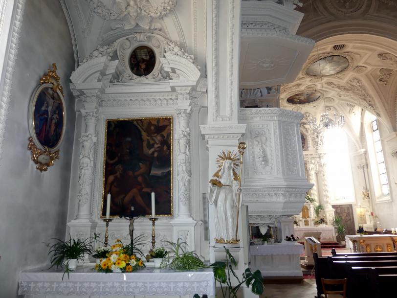 Johann Schmuzer (1663–1700), Stuckaltäre und Stuckierung der Decken und Wände, Pfreimd, Stadtpfarrkirche Mariä Himmelfahrt, 1682, Bild 5/16