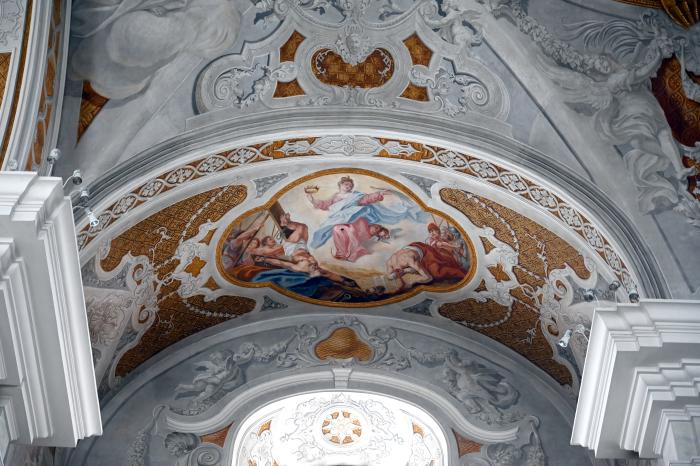 Christoph Thomas Scheffler (1719–1755), Freskenzyklus, Ellwangen, ehem. Jesuitenkirche, heute evangelische Stadtkirche, 1726–1727, Bild 9/15