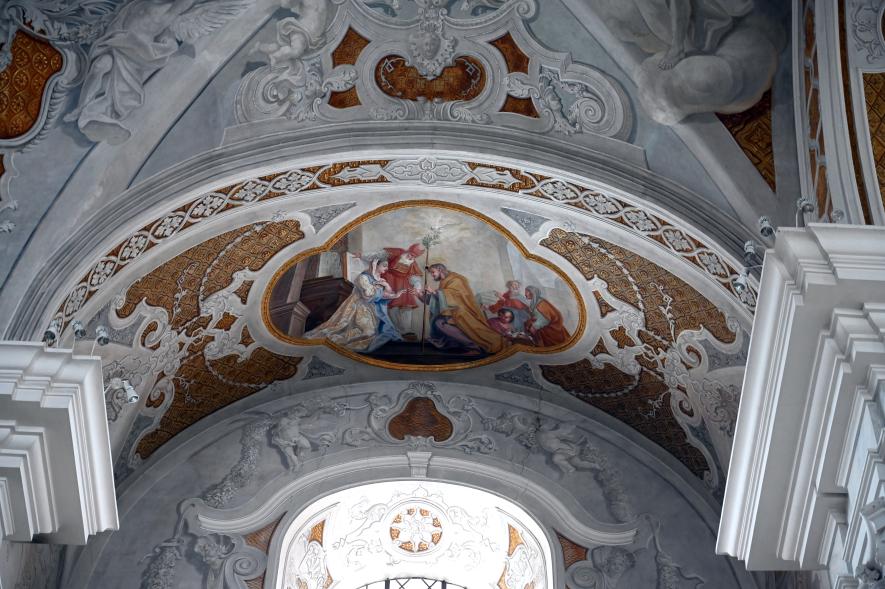 Christoph Thomas Scheffler (1719–1755), Freskenzyklus, Ellwangen, ehem. Jesuitenkirche, heute evangelische Stadtkirche, 1726–1727, Bild 10/15