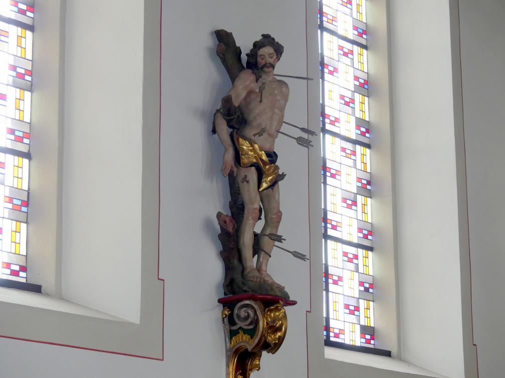 Johann Joseph Christian (1727–1777), Hl. Wendelin und hl. Sebastian, Ertingen, Pfarrkirche St. Georg, 1738, Bild 10/10