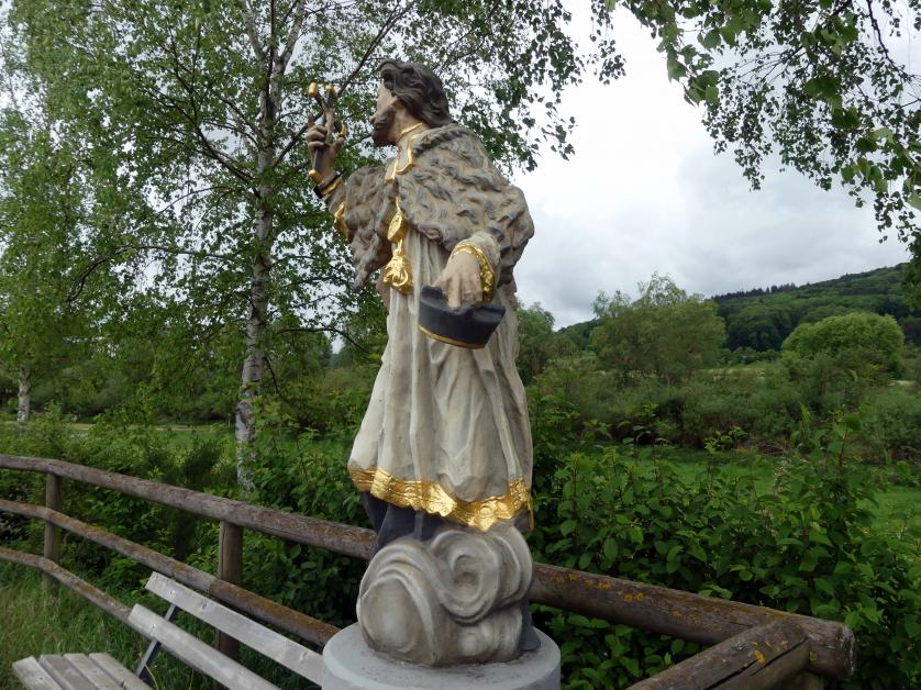 Johann Joseph Christian (1727–1777), Hl. Johannes Nepomuk, Zell (Riedlingen), Donaubrücke, 1735, Bild 9/9