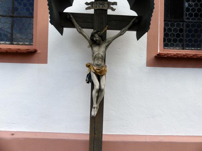 Johann Joseph Christian (1727–1777), Kruzifix, Grüningen (Riedlingen), Friedhof, 1755, Bild 5/9