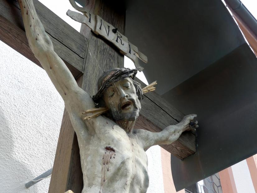 Johann Joseph Christian (1727–1777), Kruzifix, Grüningen (Riedlingen), Friedhof, 1755, Bild 8/9