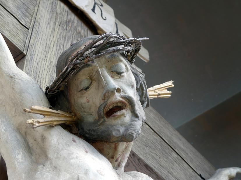 Johann Joseph Christian (1727–1777), Kruzifix, Grüningen (Riedlingen), Friedhof, 1755, Bild 9/9