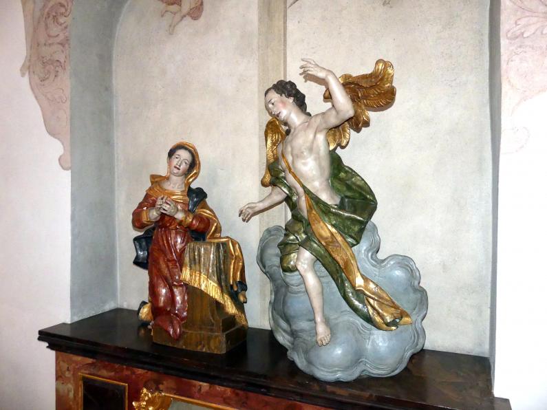 Johann Joseph Christian (1727–1777), Mariä Verkündigung, Munderkingen, Pfarrkirche St. Dionysius, 1738, Bild 2/6