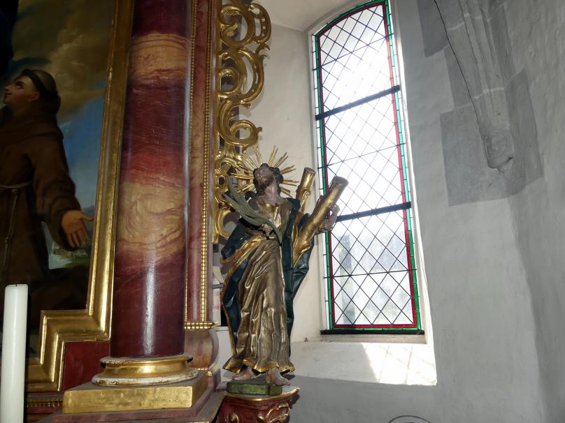 Johann Joseph Christian (1727–1777), Hl. Oswald und hl. Andreas, Tiefenbach (Federsee), Kapelle St. Oswald, 1745, Bild 4/12