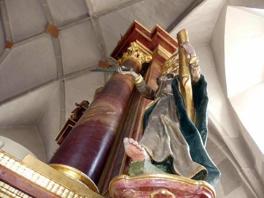 Johann Joseph Christian (1727–1777), Hl. Oswald und hl. Andreas, Tiefenbach (Federsee), Kapelle St. Oswald, 1745, Bild 5/12