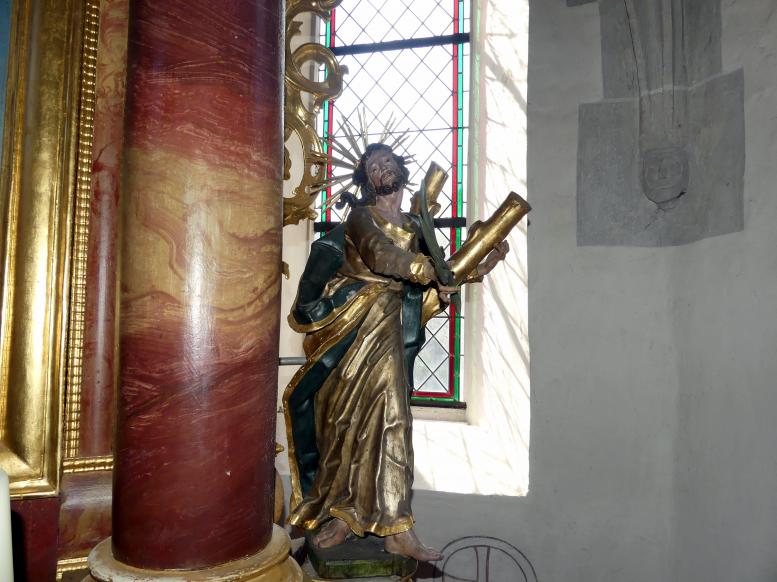 Johann Joseph Christian (1727–1777), Hl. Oswald und hl. Andreas, Tiefenbach (Federsee), Kapelle St. Oswald, 1745, Bild 8/12