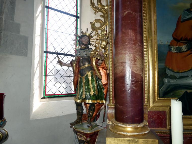 Johann Joseph Christian (1727–1777), Hl. Oswald und hl. Andreas, Tiefenbach (Federsee), Kapelle St. Oswald, 1745, Bild 11/12