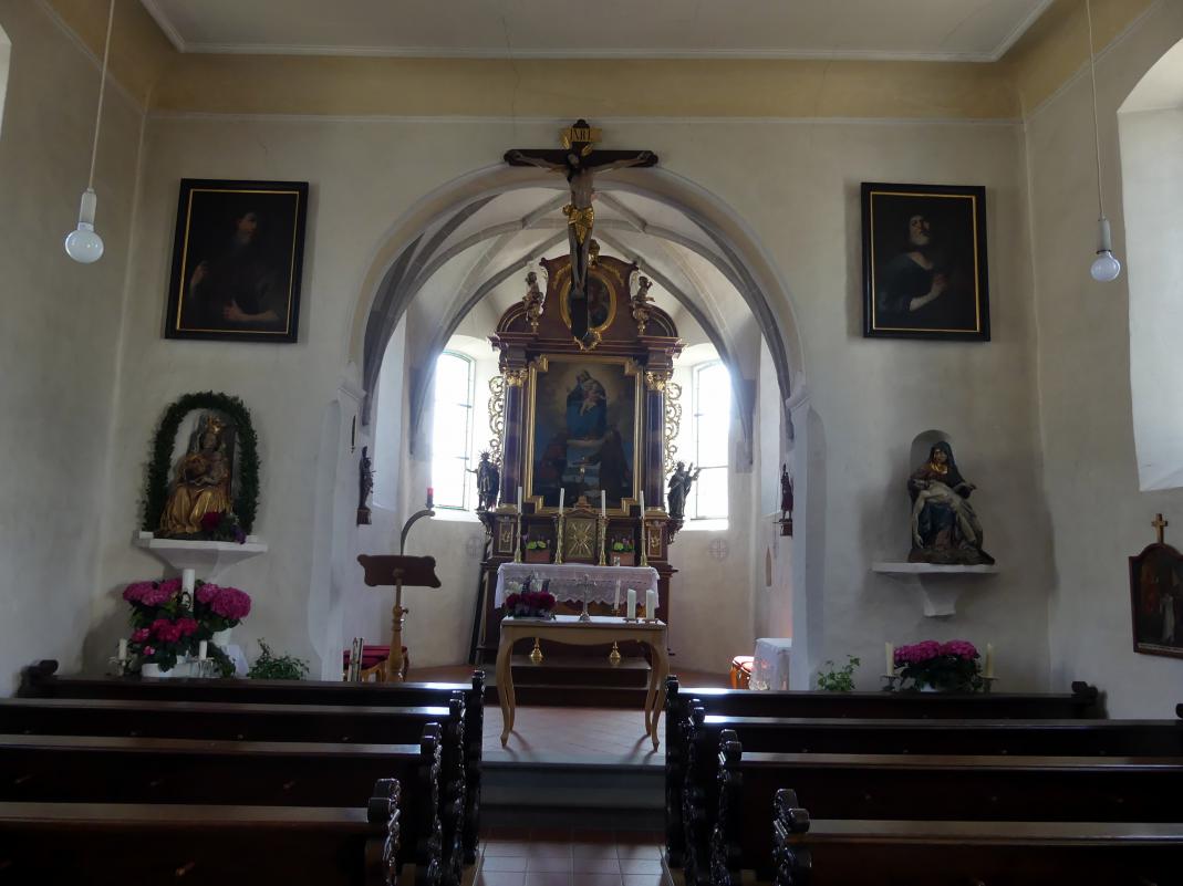 Johann Joseph Christian (1727–1777), Hl. Oswald und hl. Andreas, Tiefenbach (Federsee), Kapelle St. Oswald, 1745, Bild 12/12