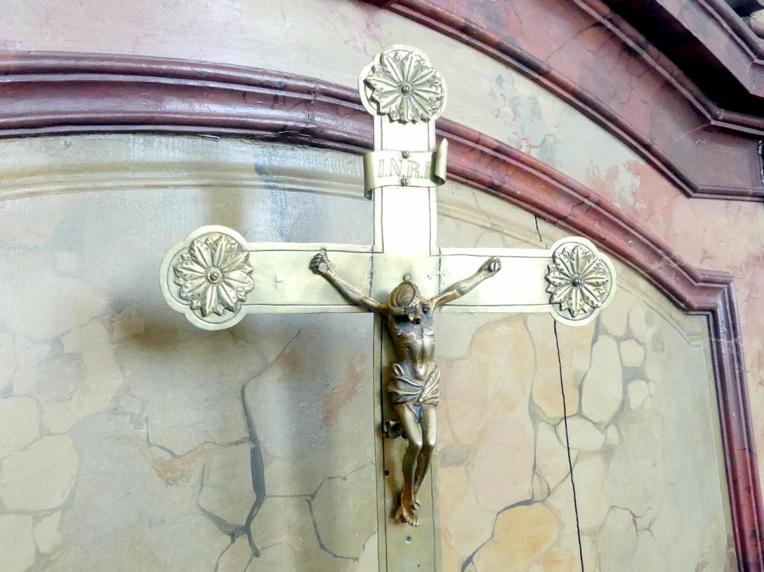 Johann Joseph Christian (1727–1777), Vortragekreuz, Unlingen, Pfarrkirche Maria Immaculata, 1755, Bild 2/2
