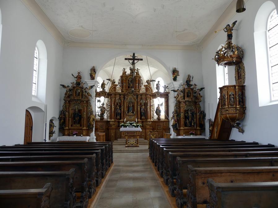 Johann Joseph Christian (1727–1777), Chorstühle, Riedlingen, Weilerkapelle zur unbefleckten Jungfrau Maria und den 14 Nothelfern, 1770