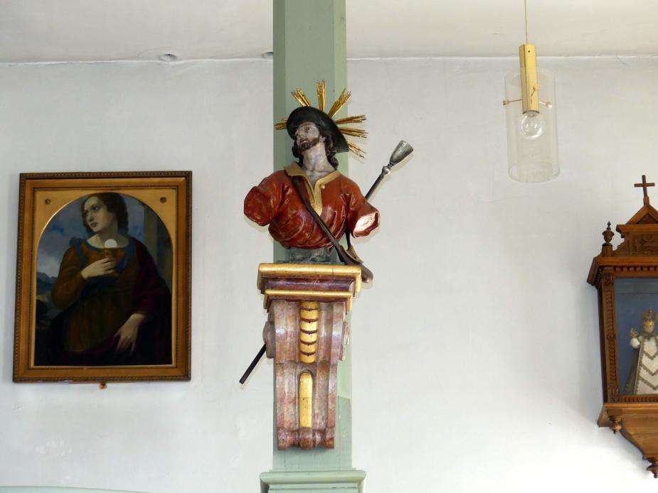 Johann Joseph Christian (1727–1777), Hl. Aloysius und hl. Wendelin, Beuren (Mengen), Kapelle zum Heiligen Wendelin, 1748, Bild 2/7