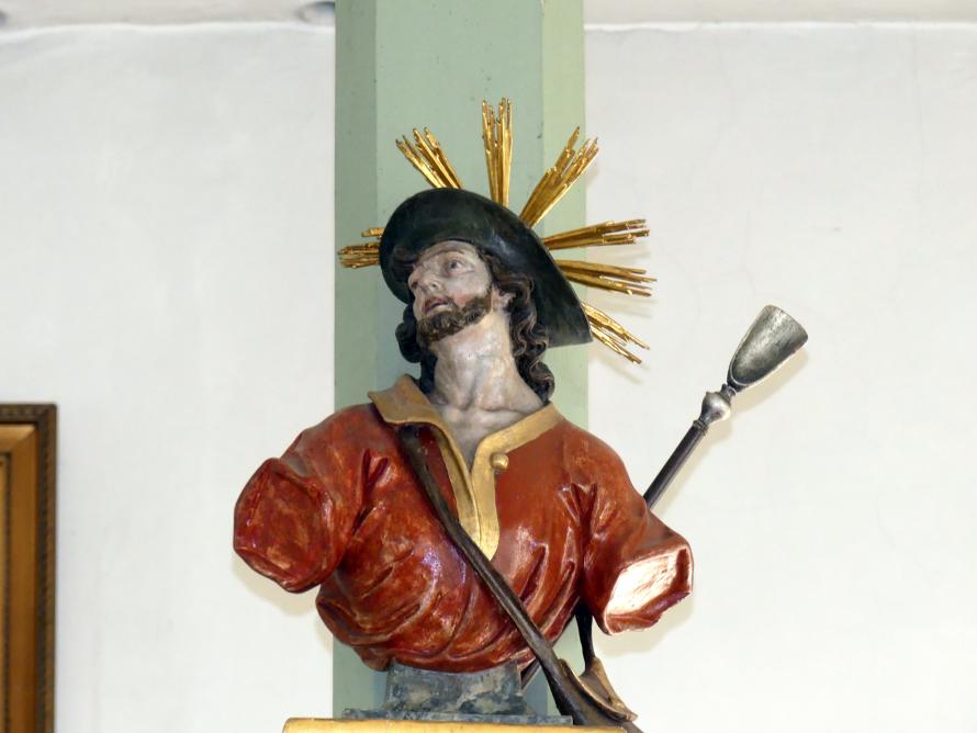 Johann Joseph Christian (1727–1777), Hl. Aloysius und hl. Wendelin, Beuren (Mengen), Kapelle zum Heiligen Wendelin, 1748, Bild 3/7