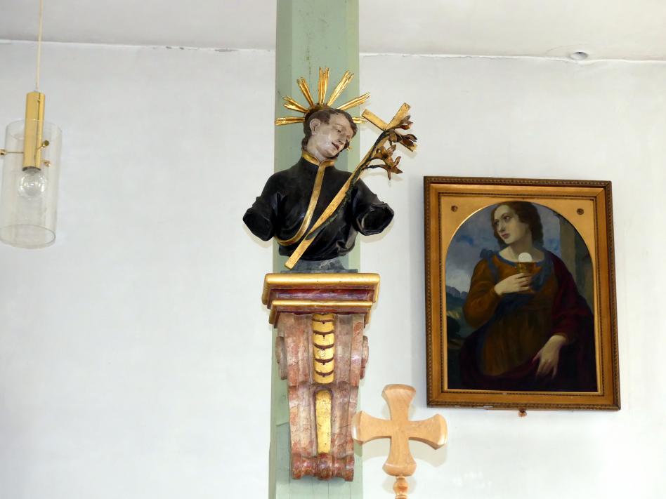 Johann Joseph Christian (1727–1777), Hl. Aloysius und hl. Wendelin, Beuren (Mengen), Kapelle zum Heiligen Wendelin, 1748, Bild 4/7