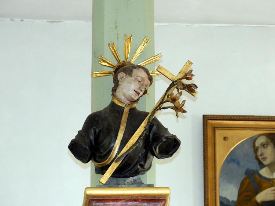 Johann Joseph Christian (1727–1777), Hl. Aloysius und hl. Wendelin, Beuren (Mengen), Kapelle zum Heiligen Wendelin, 1748, Bild 5/7