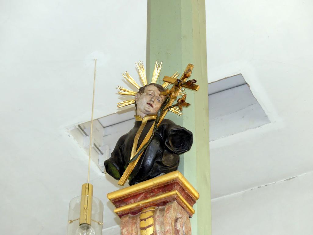 Johann Joseph Christian (1727–1777), Hl. Aloysius und hl. Wendelin, Beuren (Mengen), Kapelle zum Heiligen Wendelin, 1748, Bild 6/7