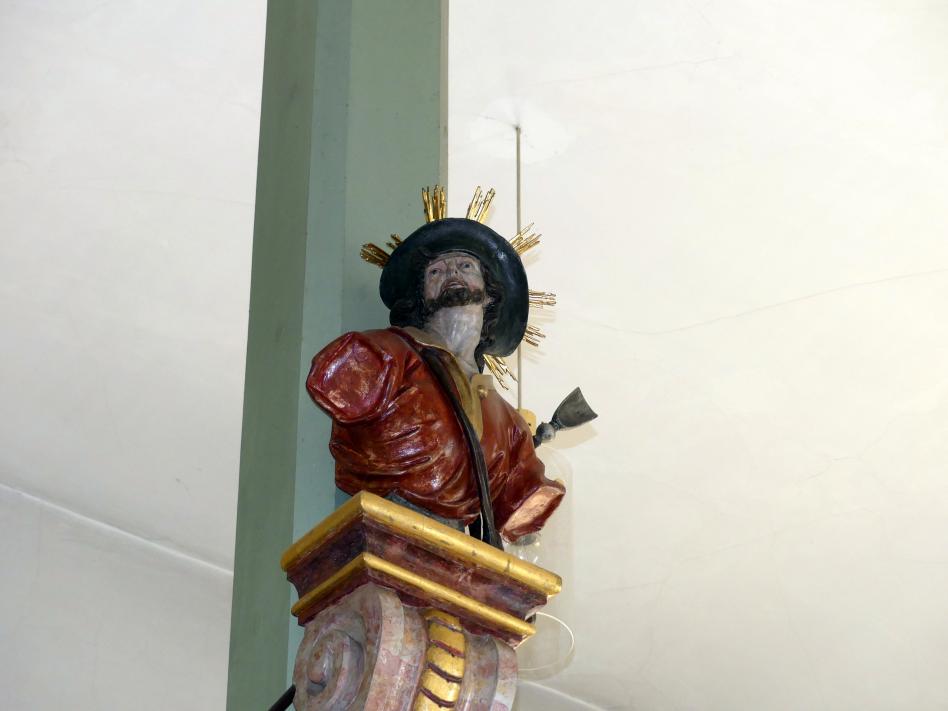 Johann Joseph Christian (1727–1777), Hl. Aloysius und hl. Wendelin, Beuren (Mengen), Kapelle zum Heiligen Wendelin, 1748, Bild 7/7