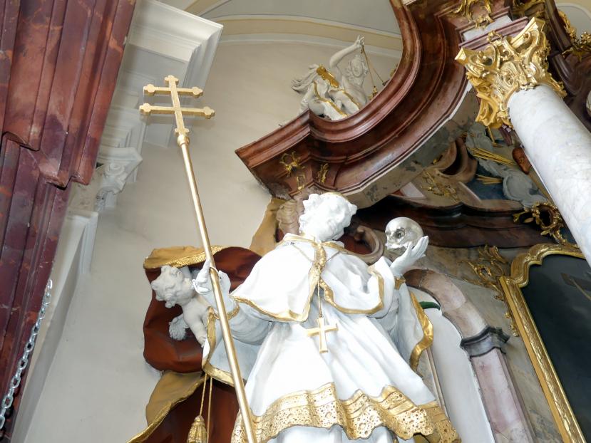 Franz Joseph Friedrich Christian (1772–1792), Hochaltar, Mitarbeit beim Vater, Unlingen, Pfarrkirche Maria Immaculata, 1772–1773, Bild 10/18