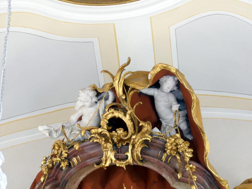 Franz Joseph Friedrich Christian (1772–1792), Hochaltar, Mitarbeit beim Vater, Unlingen, Pfarrkirche Maria Immaculata, 1772–1773, Bild 11/18