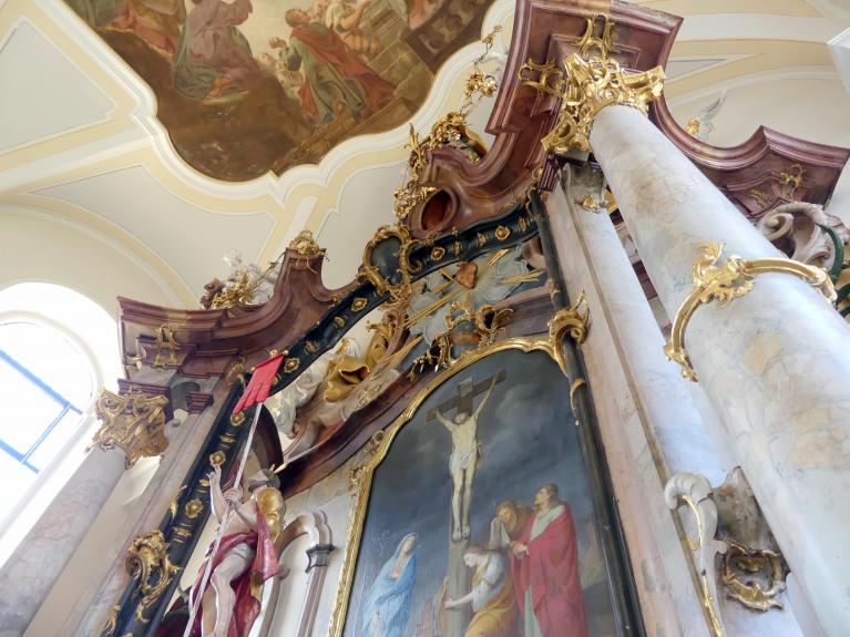 Franz Joseph Friedrich Christian (1772–1792), Hochaltar, Mitarbeit beim Vater, Unlingen, Pfarrkirche Maria Immaculata, 1772–1773, Bild 13/18