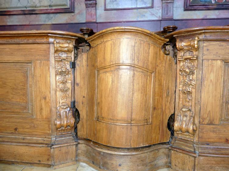 Franz Joseph Friedrich Christian (1772–1792), Chorgestühl, Unlingen, Pfarrkirche Maria Immaculata, 1780, Bild 3/8