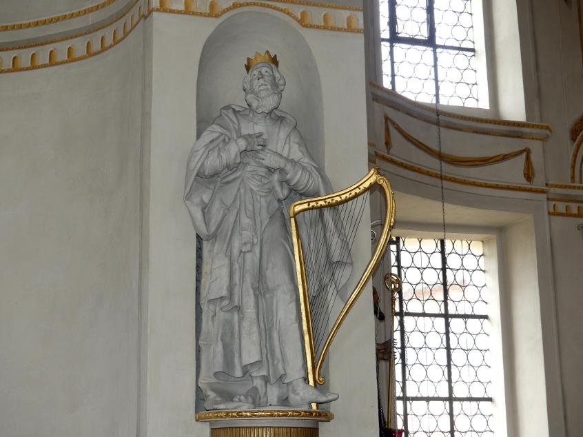Franz Joseph Friedrich Christian (1772–1792), König David und Prophet, Zell (Riedlingen), Pfarrkirche St. Gallus, 1780, Bild 7/9