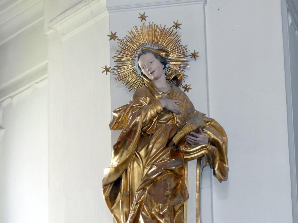 Christian Jorhan der Ältere (1750–1802), Immaculata, Buchbach (Oberbayern), Pfarrkirche Sankt Jakobus der Ältere, 1771, Bild 2/5