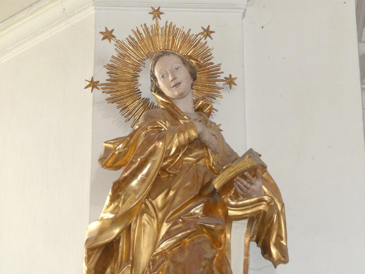 Christian Jorhan der Ältere (1750–1802), Immaculata, Buchbach (Oberbayern), Pfarrkirche Sankt Jakobus der Ältere, 1771, Bild 5/5