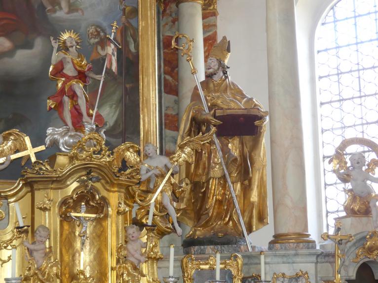 Christian Jorhan der Ältere (1750–1802), Hochaltar, Buchbach (Oberbayern), Pfarrkirche Sankt Jakobus der Ältere, Undatiert, Bild 3/4