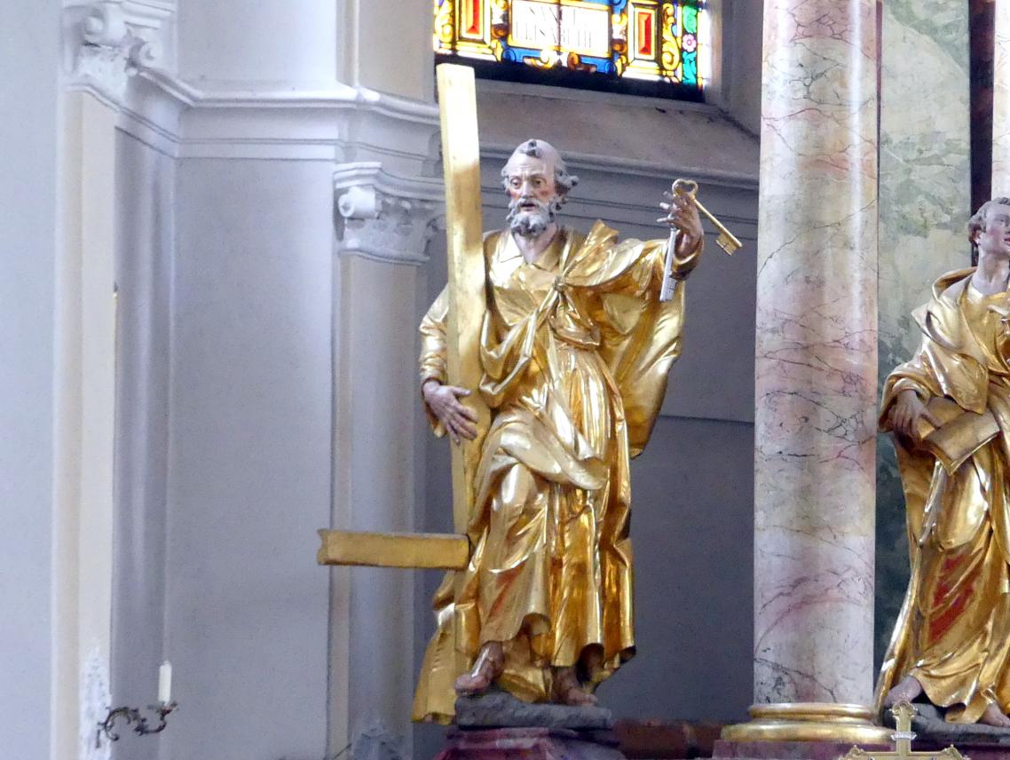 Christian Jorhan der Ältere (1750–1802), Hochaltar und zwei Seitenaltäre, Langenpreising, Pfarrkirche St. Martin, 1783, Bild 2/7