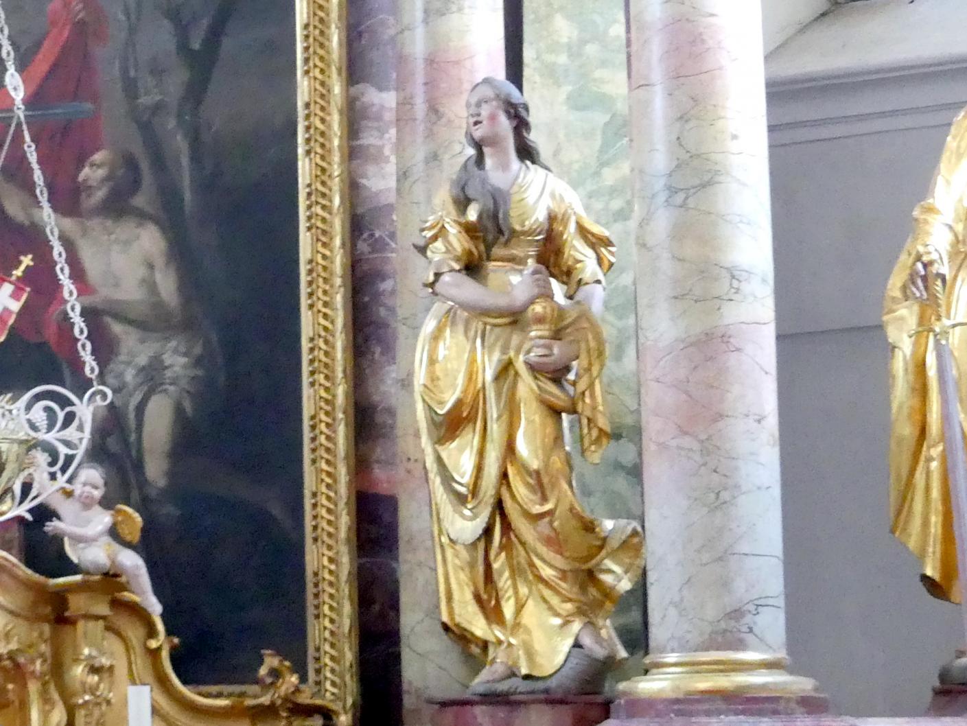 Christian Jorhan der Ältere (1750–1802), Hochaltar und zwei Seitenaltäre, Langenpreising, Pfarrkirche St. Martin, 1783, Bild 4/7