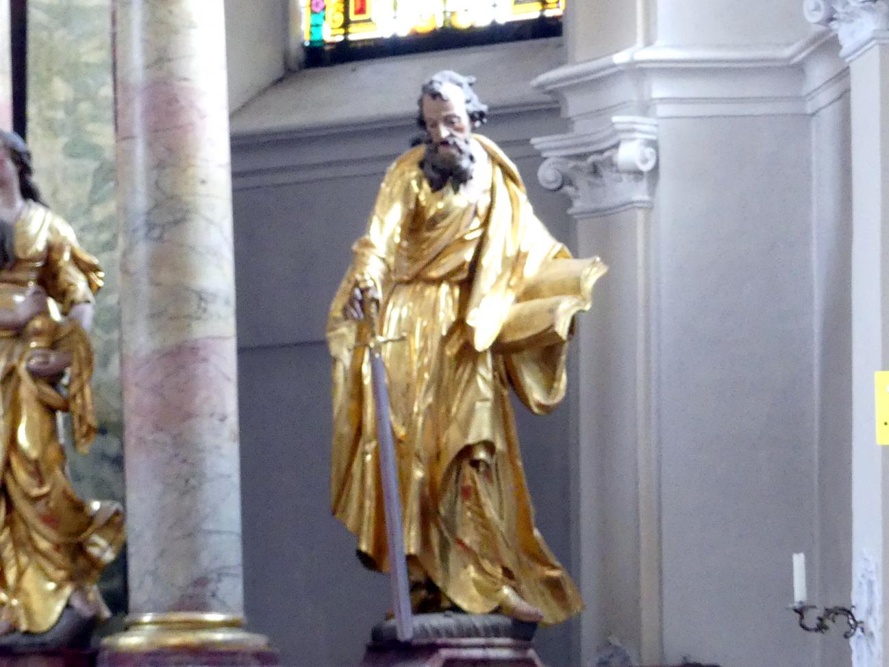 Christian Jorhan der Ältere (1750–1802), Hochaltar und zwei Seitenaltäre, Langenpreising, Pfarrkirche St. Martin, 1783, Bild 5/7