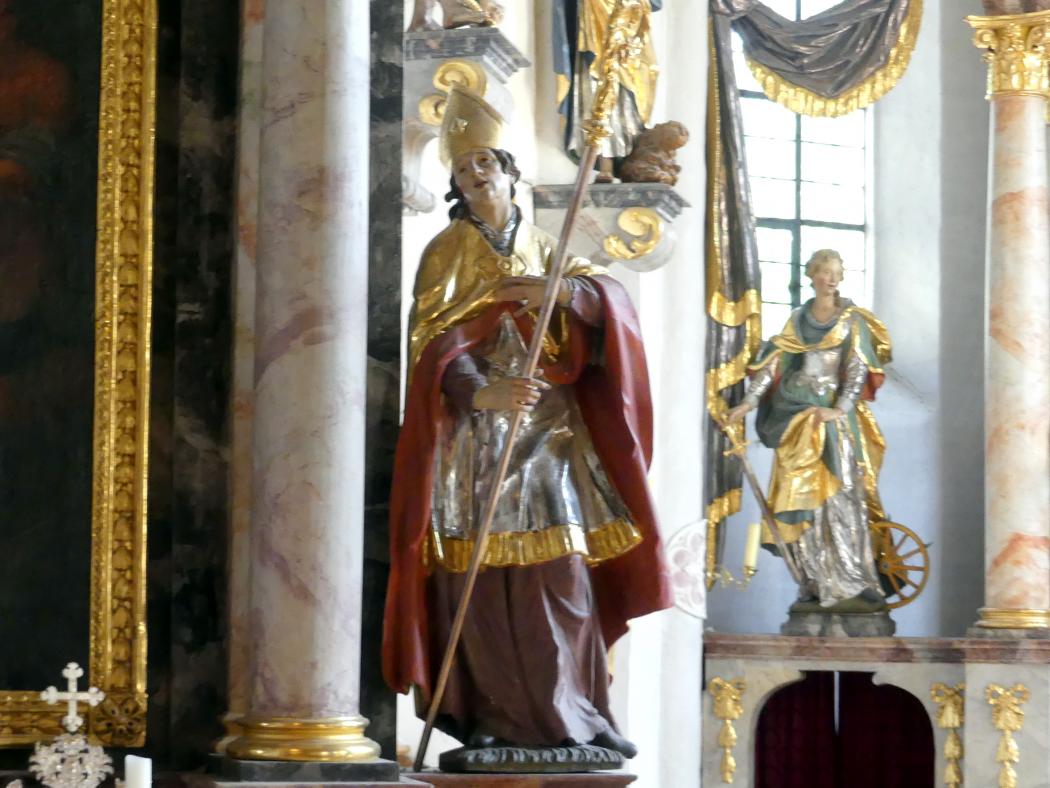 Christian Jorhan der Ältere (1750–1802), Hauptaltar und Seitenaltäre, Essenbach, Kirche Mariä Himmelfahrt, 1790, Bild 3/13