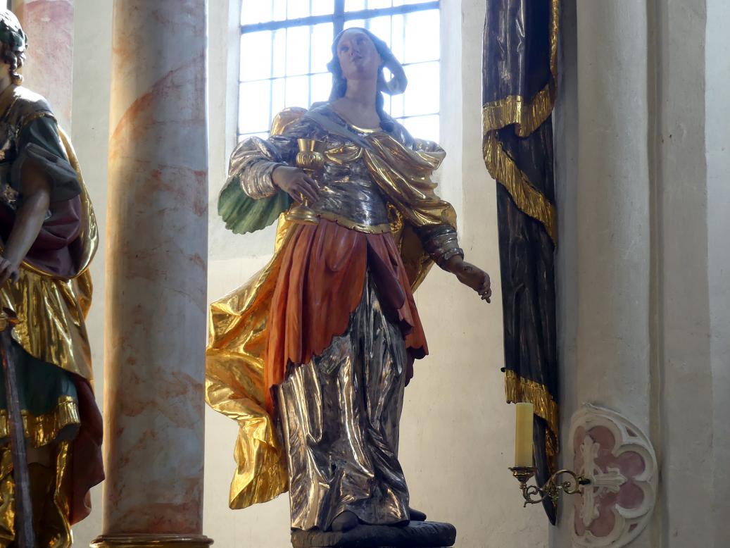 Christian Jorhan der Ältere (1750–1802), Hauptaltar und Seitenaltäre, Essenbach, Kirche Mariä Himmelfahrt, 1790, Bild 11/13