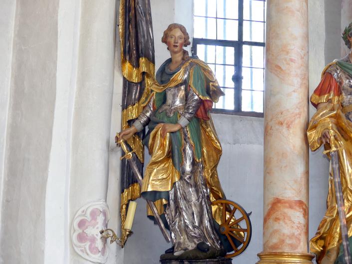 Christian Jorhan der Ältere (1750–1802), Hauptaltar und Seitenaltäre, Essenbach, Kirche Mariä Himmelfahrt, 1790, Bild 12/13